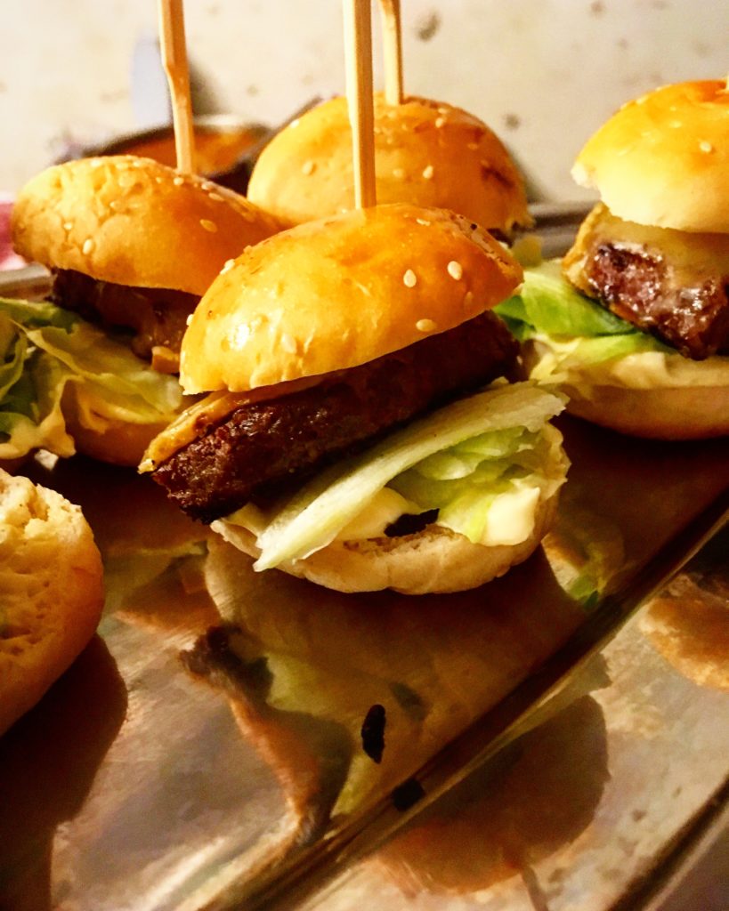 Mini-burger pour apéritif dinatoire